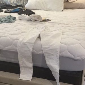 Loft white jeans